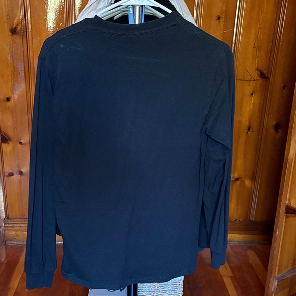 Black Long Sleeve Shirt with Snake Graphic - Picture 2 of 2